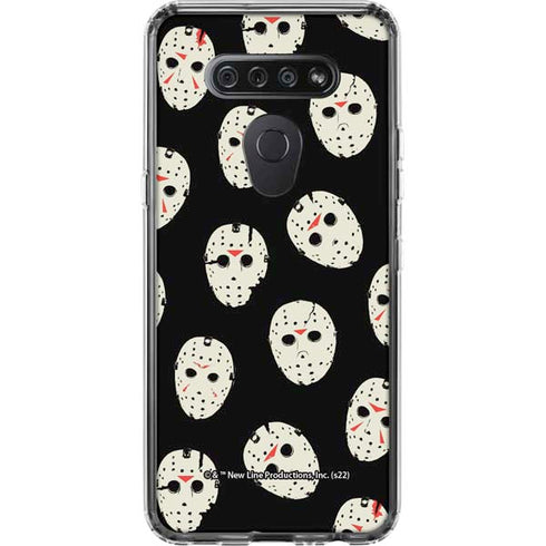 Warner Bros Friday the 13th Jason Voorhees Pattern LG K51/Q51 Clear Case