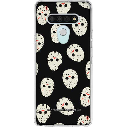 Warner Bros Friday the 13th Jason Voorhees Pattern LG Stylo 6 Clear Case