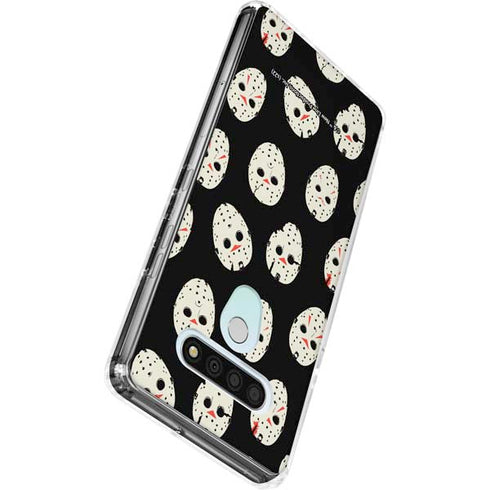Warner Bros Friday the 13th Jason Voorhees Pattern LG Stylo 6 Clear Case