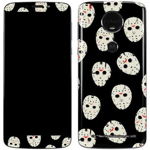 Warner Bros Friday the 13th Jason Voorhees Pattern Moto E5 Plus Skin