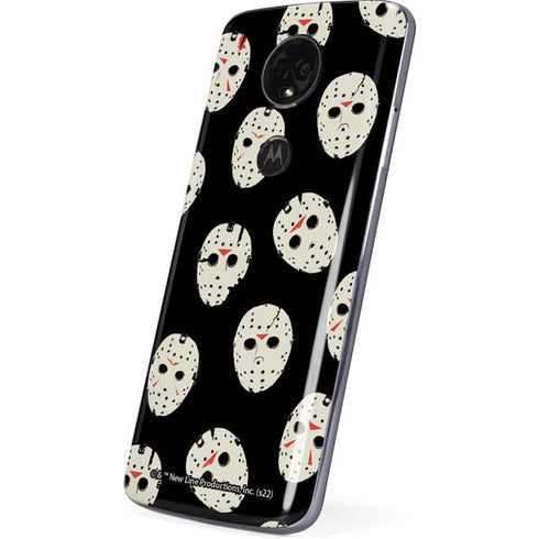 Warner Bros Friday the 13th Jason Voorhees Pattern Moto E5 Plus Skin