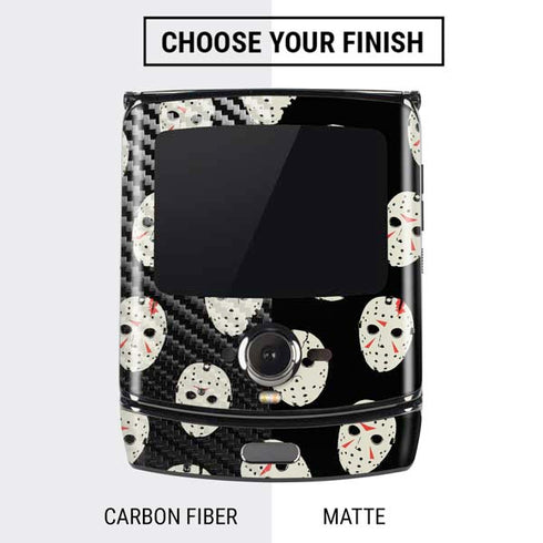 Warner Bros Friday the 13th Jason Voorhees Pattern Motorola RAZR Skin