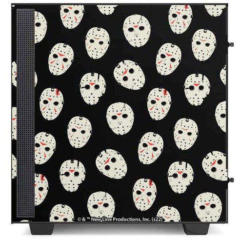 Warner Bros Friday the 13th Jason Voorhees Pattern NZXT H510 Compact ATX Mid-Tower Case Skin