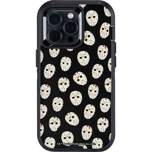 Warner Bros Friday the 13th Jason Voorhees Pattern Otterbox Defender iPhone Skin