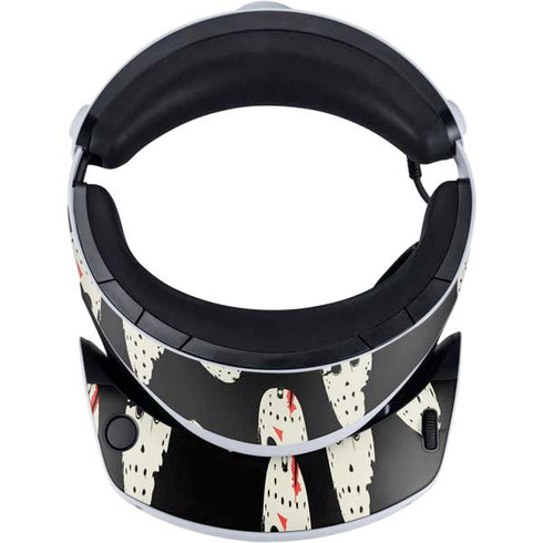 Warner Bros Friday the 13th Jason Voorhees Pattern PlayStation VR2 Skin