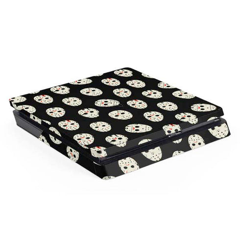 Warner Bros Friday the 13th Jason Voorhees Pattern PS4 Slim Skin