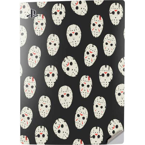 Warner Bros Friday the 13th Jason Voorhees Pattern PS5 Digital Edition Console Skin