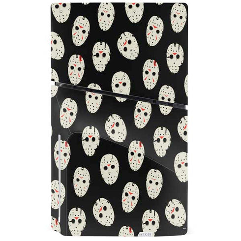 Warner Bros Friday the 13th Jason Voorhees Pattern PS5 Slim Disk Console Skin