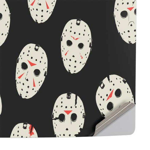 Warner Bros Friday the 13th Jason Voorhees Pattern PS5 Slim Digital Edition Console Skin