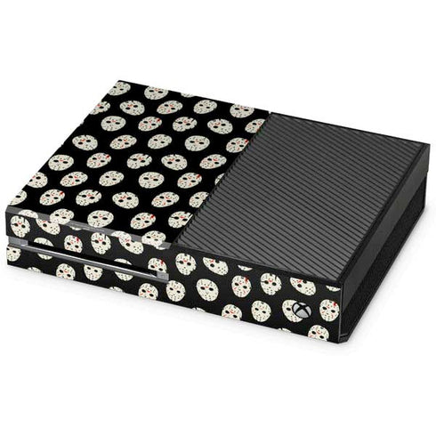 Warner Bros Friday the 13th Jason Voorhees Pattern Xbox One Console Skin