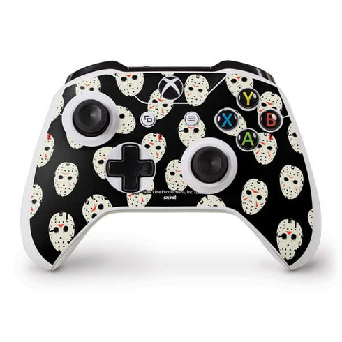 Warner Bros Friday the 13th Jason Voorhees Pattern Xbox One S Controller Skin
