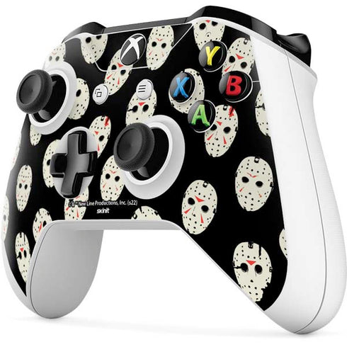 Warner Bros Friday the 13th Jason Voorhees Pattern Xbox One S Controller Skin