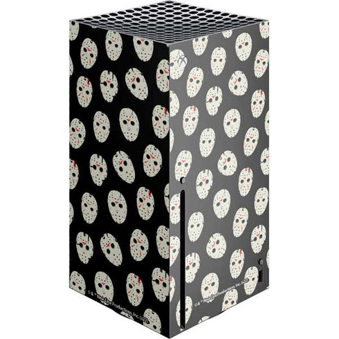 Warner Bros Friday the 13th Jason Voorhees Pattern Xbox Series X Console Skin