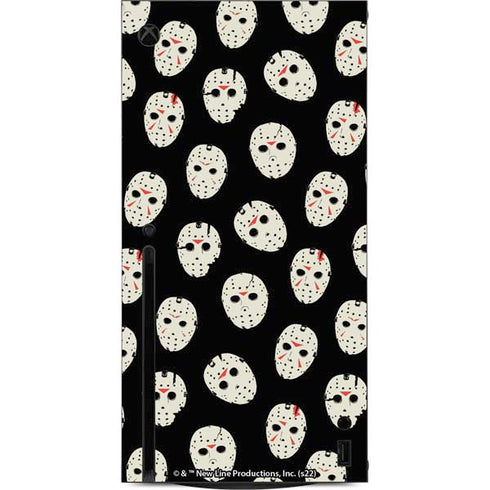 Warner Bros Friday the 13th Jason Voorhees Pattern Xbox Series X Console Skin