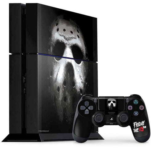 Warner Bros Friday the 13th Jason Voorhees PS4 Console and Controller Bundle Skin