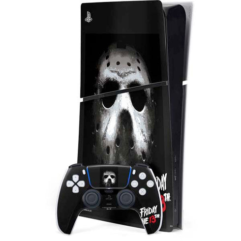 Warner Bros Friday the 13th Jason Voorhees PS5 Slim Digital Edition Console Skin