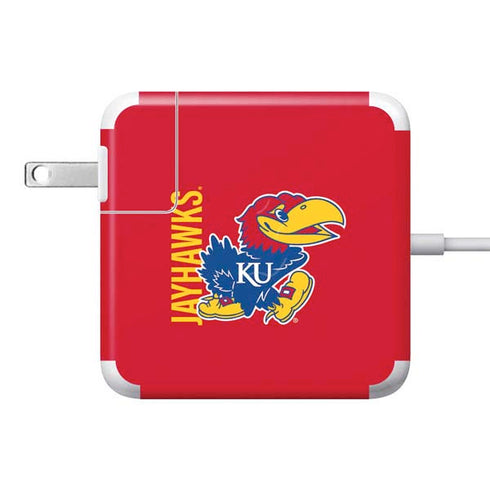University of Kansas Jayhawks KU 85W Power Adapter (15 and 17 inch MacBook Pro Charger) Skin