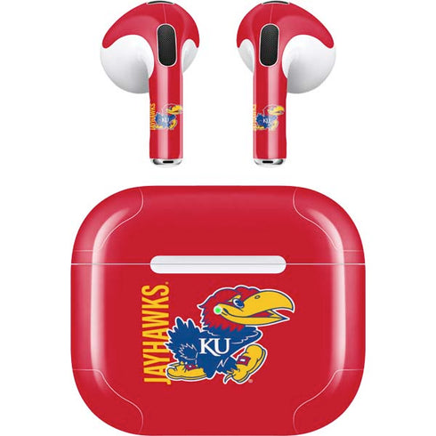 University of Kansas Jayhawks KU Apple AirPods (3rd Gen 2021) Skin