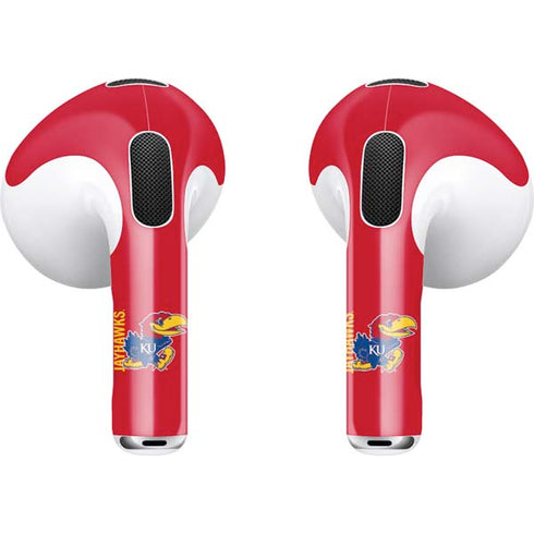 University of Kansas Jayhawks KU Apple AirPods (3rd Gen 2021) Skin