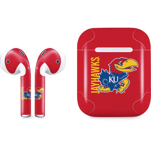 University of Kansas Jayhawks KU Apple AirPods Skin