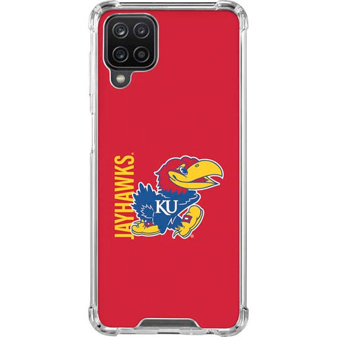University of Kansas Jayhawks KU Galaxy A12 Clear Case