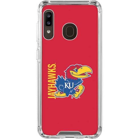 University of Kansas Jayhawks KU Galaxy A30 Clear Case