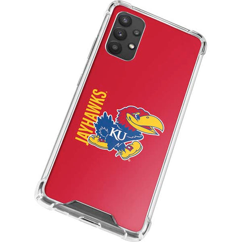 University of Kansas Jayhawks KU Galaxy A32 5G Clear Case