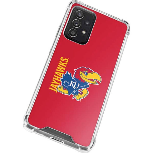 University of Kansas Jayhawks KU Galaxy A52 5G Clear Case