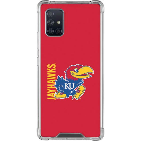 University of Kansas Jayhawks KU Galaxy A71 5G Clear Case