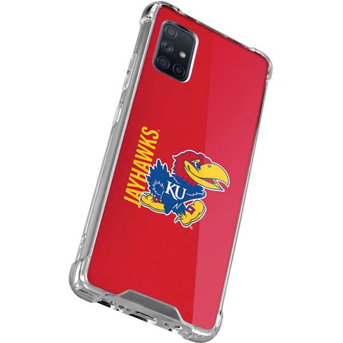 University of Kansas Jayhawks KU Galaxy A71 5G Clear Case
