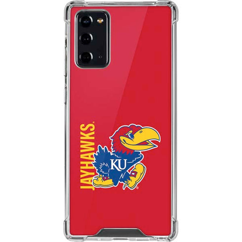 University of Kansas Jayhawks KU Galaxy Note20 5G Clear Case
