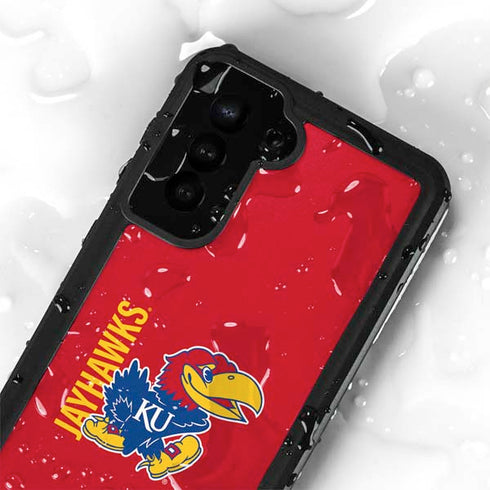 University of Kansas Jayhawks KU Galaxy S23 Plus Waterproof Case