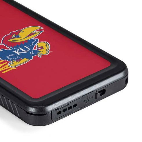 University of Kansas Jayhawks KU Galaxy S23 Waterproof Case