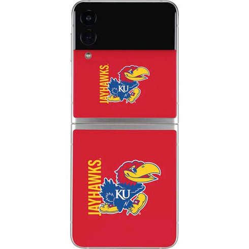 University of Kansas Jayhawks KU Galaxy Z Flip3 5G Skin