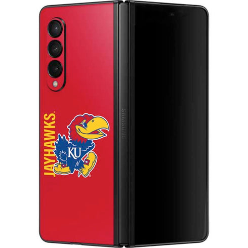 University of Kansas Jayhawks KU Galaxy Z Fold3 5G Skin