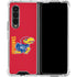 University of Kansas Jayhawks KU Galaxy Z Fold4 5G Clear Case