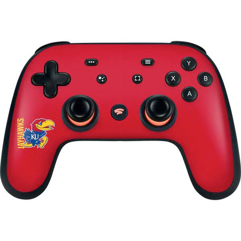 University of Kansas Jayhawks KU Google Stadia Controller Skin