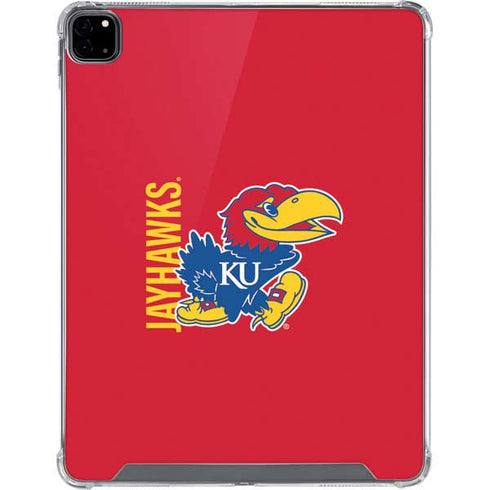 University of Kansas Jayhawks KU iPad Pro 12.9in (2020) Clear Case