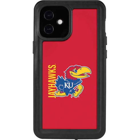 University of Kansas Jayhawks KU iPhone 12 Mini Waterproof Case