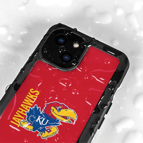 University of Kansas Jayhawks KU iPhone 13 Mini Waterproof Case