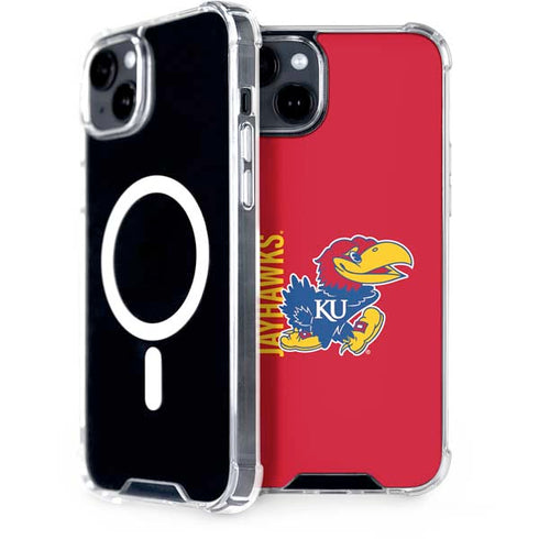 University of Kansas Jayhawks KU iPhone 15 Plus MagSafe Case