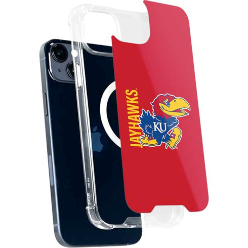 University of Kansas Jayhawks KU iPhone 15 Plus MagSafe Case