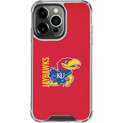 University of Kansas Jayhawks KU iPhone 14 Pro Clear Case