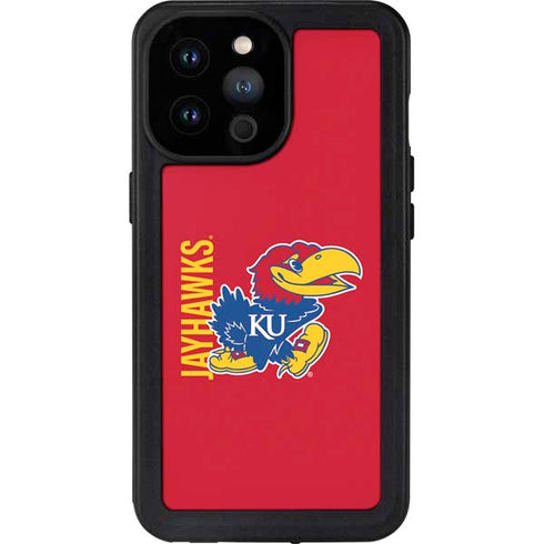 University of Kansas Jayhawks KU iPhone 14 Pro Max Waterproof Case