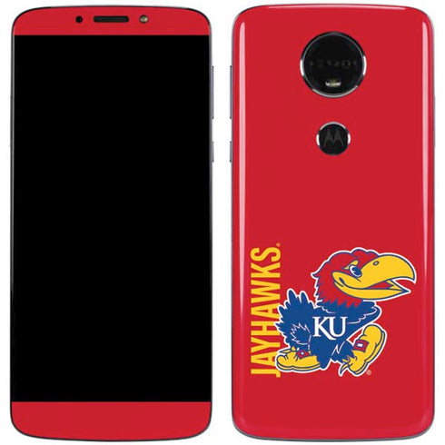 University of Kansas Jayhawks KU Moto E5 Plus Skin