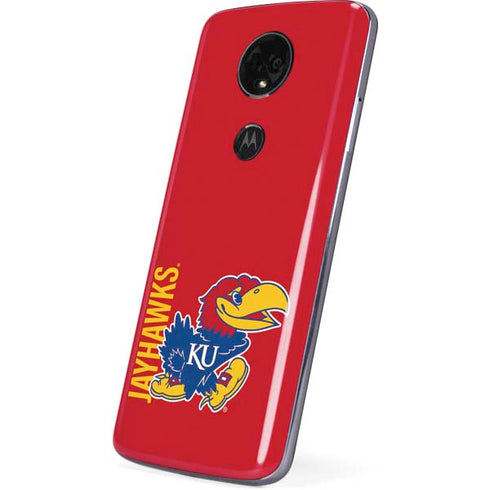 University of Kansas Jayhawks KU Moto E5 Plus Skin