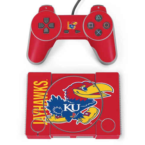 University of Kansas Jayhawks KU PlayStation Classic Bundle Skin