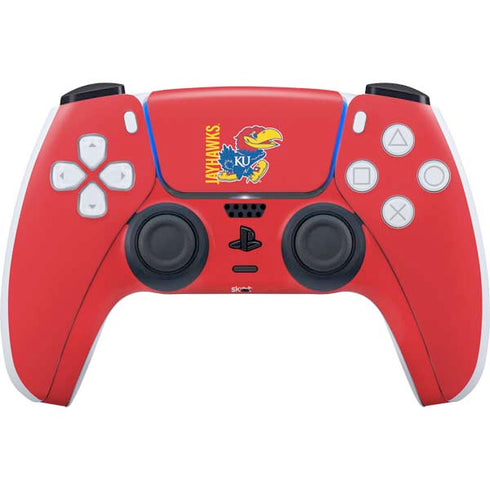 University of Kansas Jayhawks KU PS5 Controller Skin