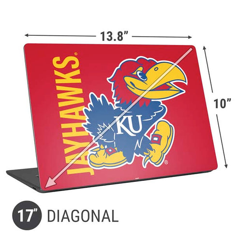 University of Kansas Jayhawks KU Universal Laptop 17in (13.8 x 10in) Skin