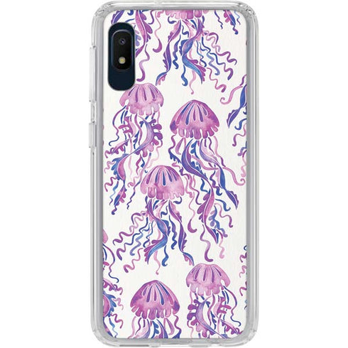 Cat Coq Jellyfish Galaxy A10e Clear Case